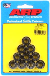 ARP Nut Kit 3/8-24. 1/2 socket 12pt (10pcs)