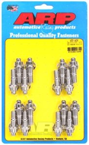 "SB Ford 3/8"" x 1.670 SS header stud kit"