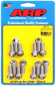 ARP Header Bolt Kit Buick 350-455 3/8" SS hex - Image 2