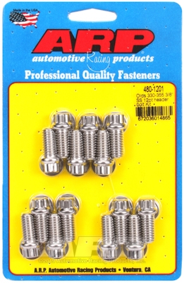 77EBC9EA-3F6A-EEB4-2427-0FF164C15E3B ARP Header Bolt Kit Oldsmobile 330-455 3/8" SS 12pt - Image 1