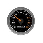 Innovate Analog MTX-A Fluid Temp(oil,water,etc)Gauge Kit,Bla