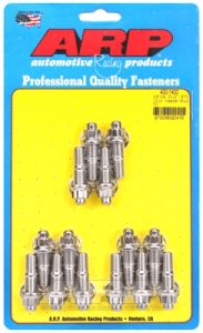 "3/8"" x .750 SS 12pt header stud kit"