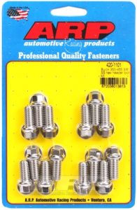 ARP Header Bolt Kit Buick 350-455 3/8" SS hex