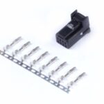 Haltech Plug and Pins Only 8 Pin TYCO Black