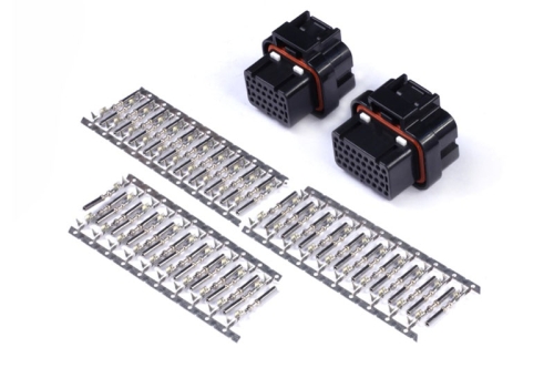 CAD6CAF3-5071-59F9-D5C8-CA656D67BF31 Haltech Plug & Pins Only AMP 26 & 34 Pin 4 Row 3 Key Superse - Image 1