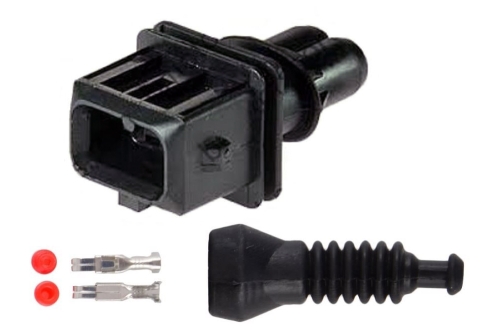 D6A8B5CC-ABC0-693F-8CF5-B9036C9DBC8B Haltech Plug & Pins Only -Male Adaptor suit Bosch Injectors - Image 1