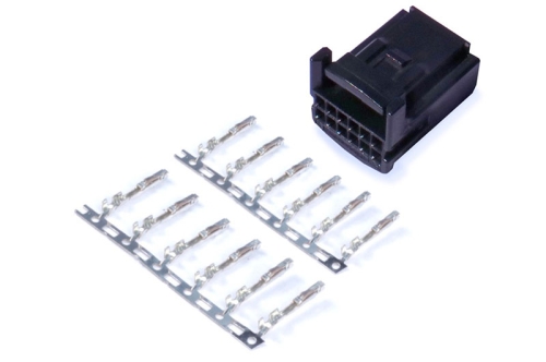 E7E61767-33D2-2E06-ED3A-B92C4DDC2440 Haltech Plug and Pins Only 12 Pin TYCO - Image 1