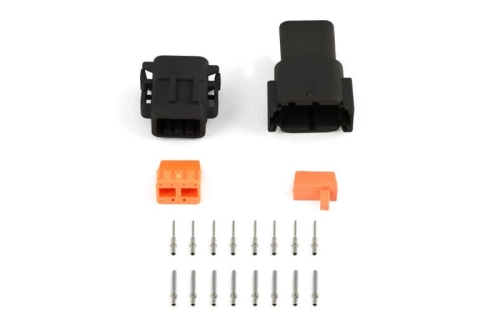 AE9150EA-185A-A9AD-CBBA-D5B44717DB40 Haltech Plug & Pins Only Set of Deutsch DTM-8 Conn (7.5 Amp) - Image 1